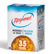 Regimel Durazno en Cubitos sin Azucar